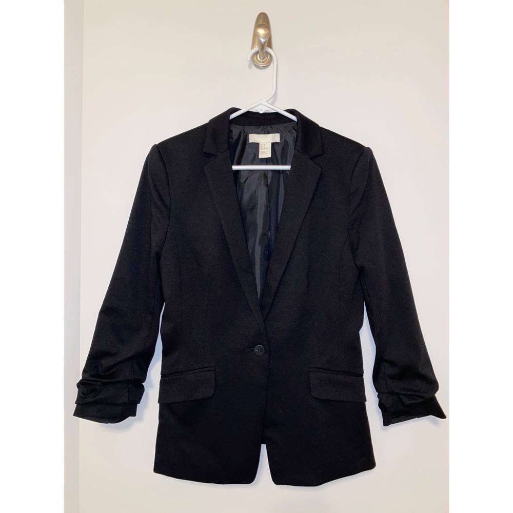 H&M black blazer women’s size 8